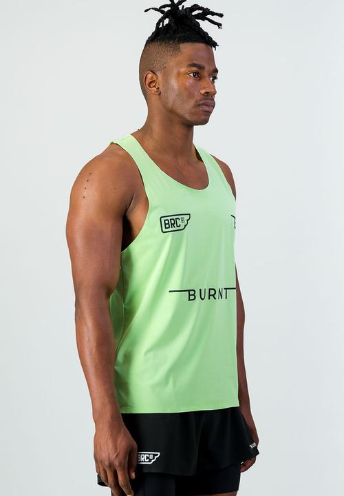 Burnt  - Men's Turboflow Pro Tank - Mint