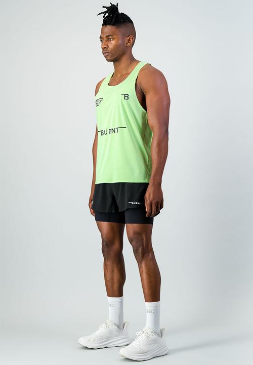 Burnt  - Men's Turboflow Pro Tank - Mint