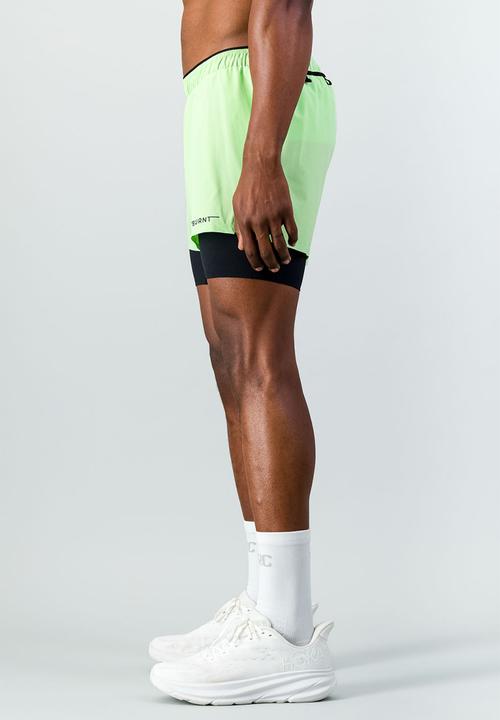 Burnt  - Sprintracer Men's 2-In-1 Short - Mint
