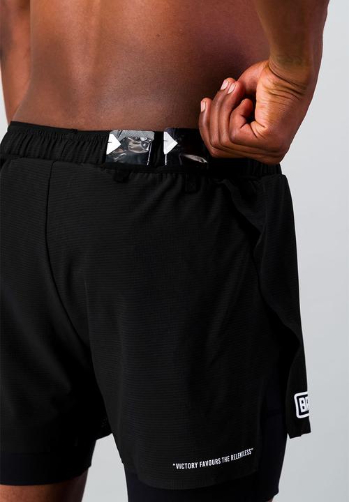 Burnt  - Sprintracer Men's 2-In-1 Short - reflective