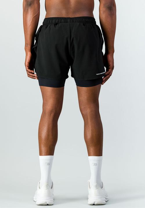 Burnt  - Sprintracer Men's 2-In-1 Short - reflective