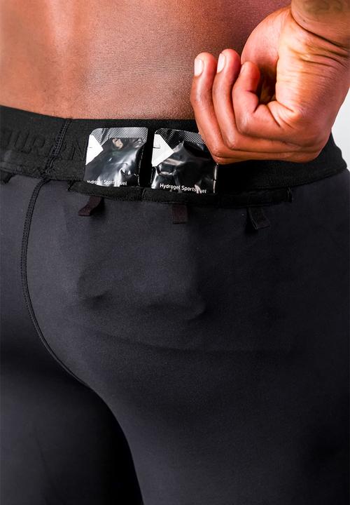 Burnt  - Trackpro Men's Half Tights - Reflective