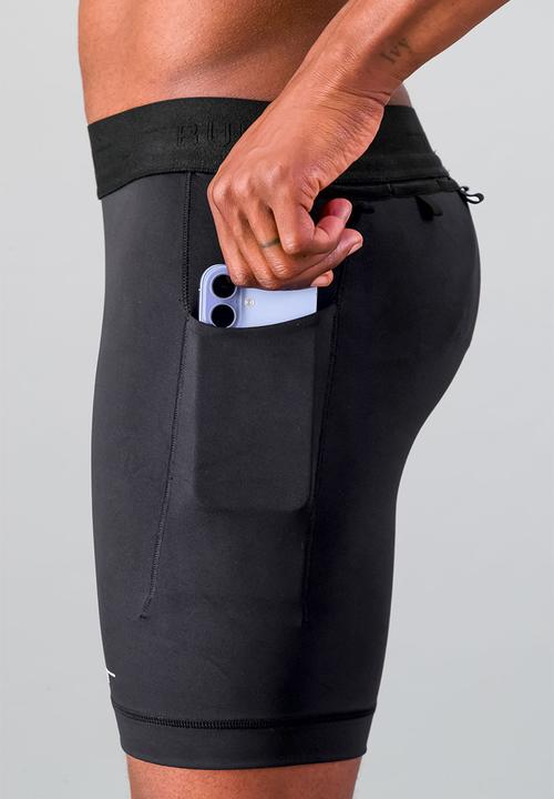 Burnt  - Trackpro Men's Half Tights - Reflective