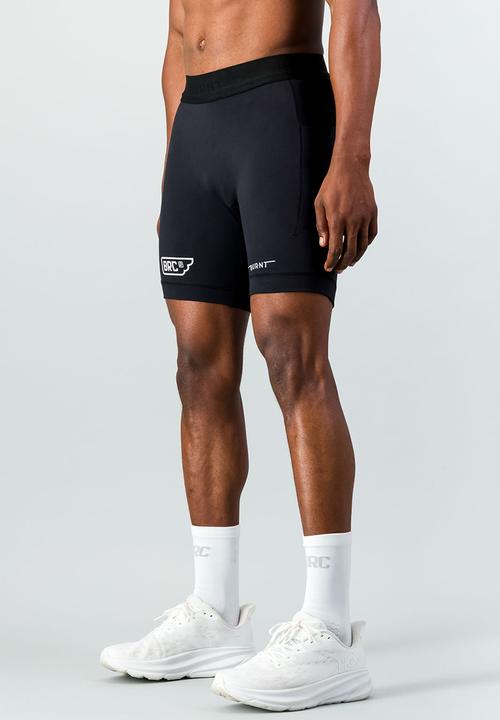 Burnt  - Trackpro Men's Half Tights - Reflective