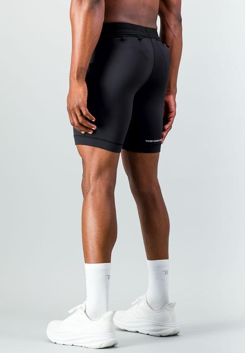 Burnt  - Trackpro Men's Half Tights - Reflective
