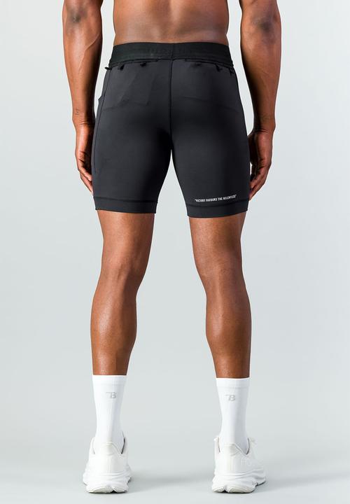 Burnt  - Trackpro Men's Half Tights - Reflective