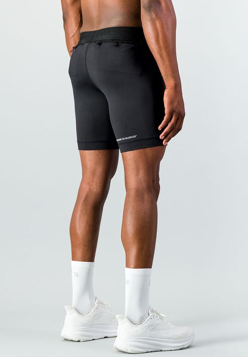 Burnt  - Trackpro Men's Half Tights - Reflective