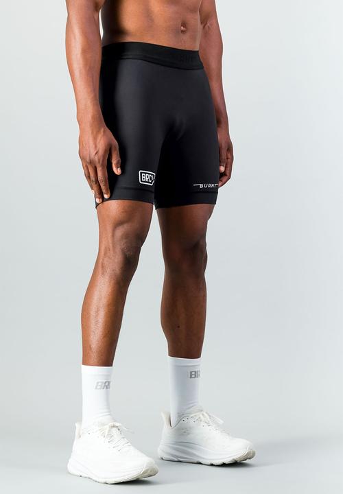 Burnt  - Trackpro Men's Half Tights - Reflective
