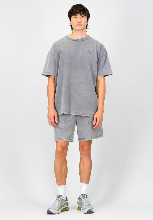 Burnt  - Ultra Heavy Short - Light Grey