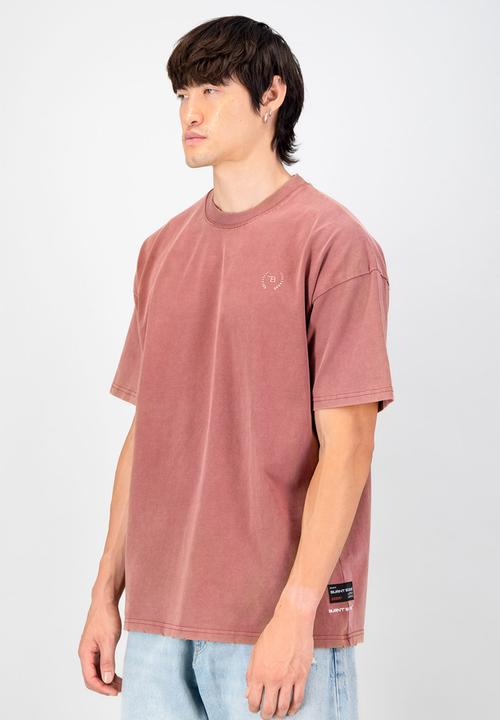 Burnt  - Ultra Heavy Oversized Tee - Rust
