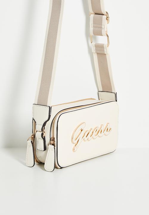 GUESS - Carrara mini  crossbody bag - cream