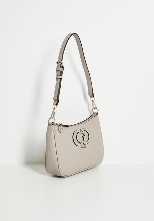 GUESS - Isola shoulder bag- light taupe