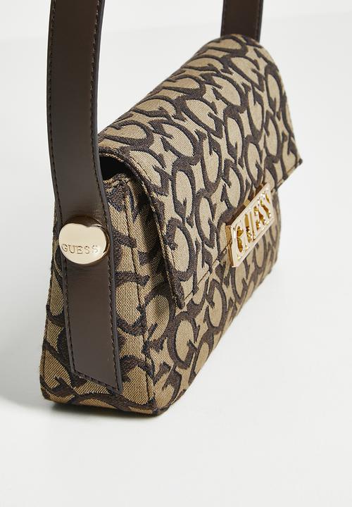 GUESS - Tracie shoulder bag - brown