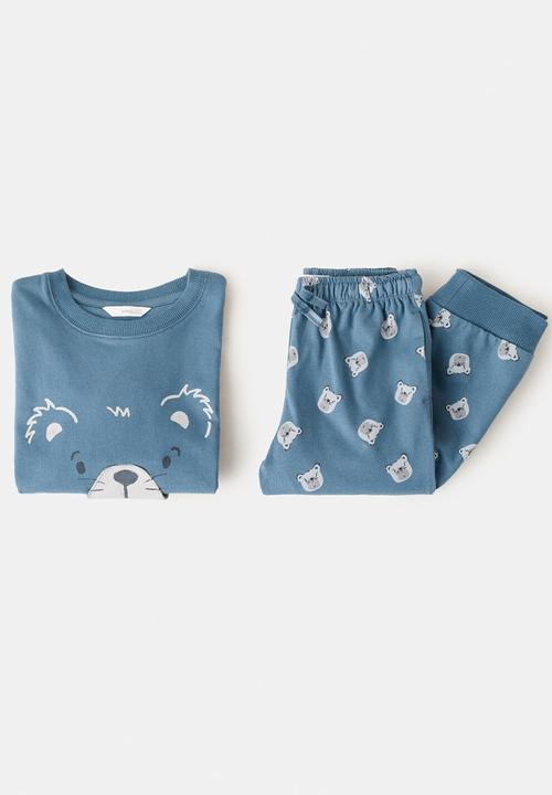 MANGO - Pyjama Bluebear - Medium Blue