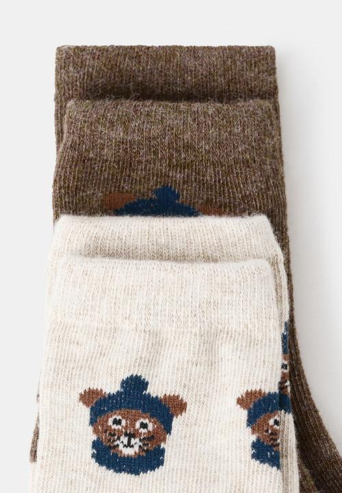 MANGO - Socks ROARY - Dark Brown