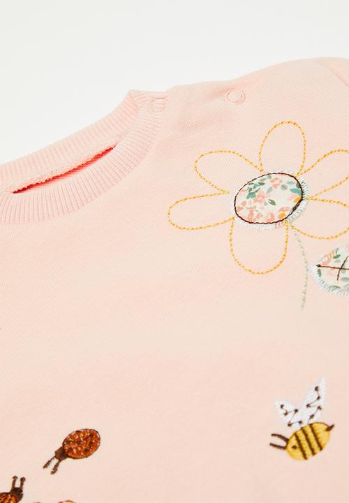 Pop Candy - Sweater - blush pink/multi