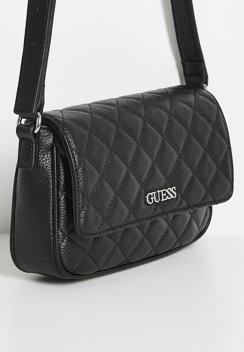 GUESS - Wester flap crossbody bag - black
