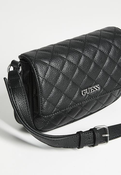 GUESS - Wester flap crossbody bag - black