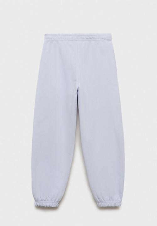MANGO - Joggers seam - light/pastel blue