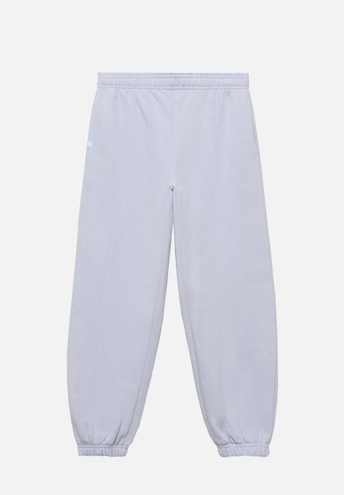 MANGO - Joggers seam - light/pastel blue