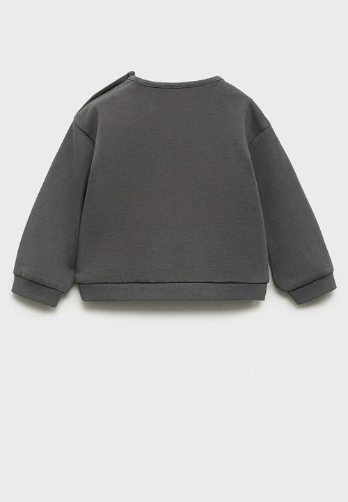 MANGO - Sweatshirt tiger - charcoal