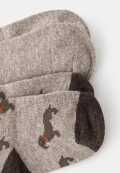 MANGO - Socks CYRILL - Medium Brown