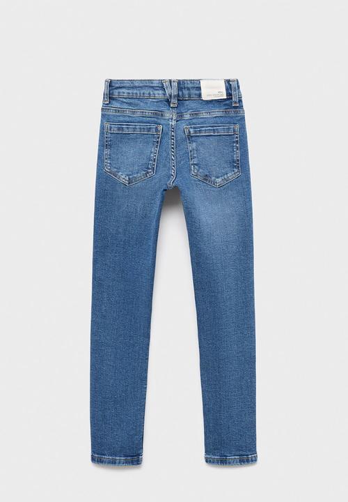 MANGO - Jeans skinny - open blue