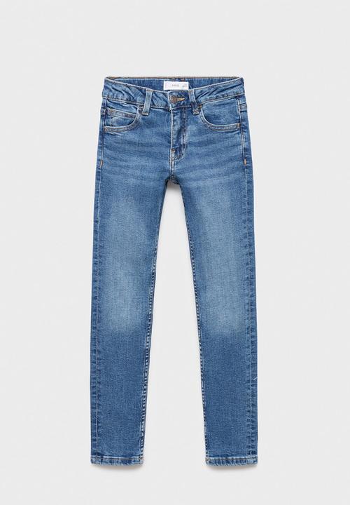 MANGO - Jeans skinny - open blue