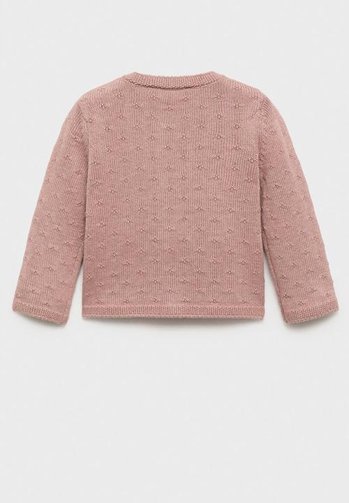 MANGO - Cardigan britainc - light/pastel pink