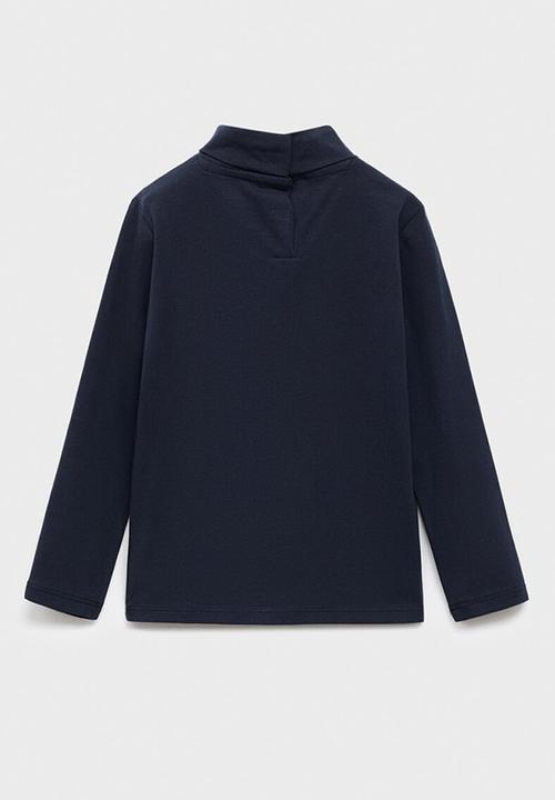 MANGO - T-shirt turbob - navy