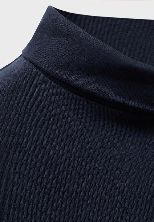 MANGO - T-shirt turbob - navy