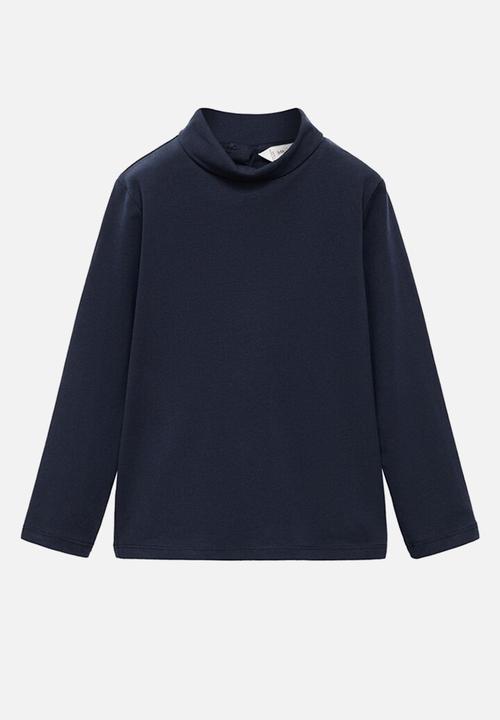 MANGO - T-shirt turbob - navy