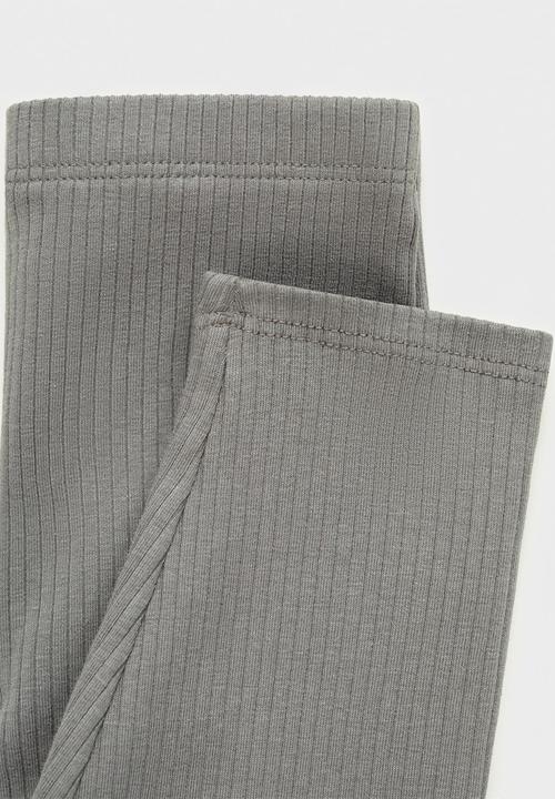MANGO - Leggings gin - charcoal