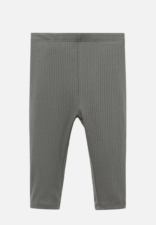 MANGO - Leggings gin - charcoal