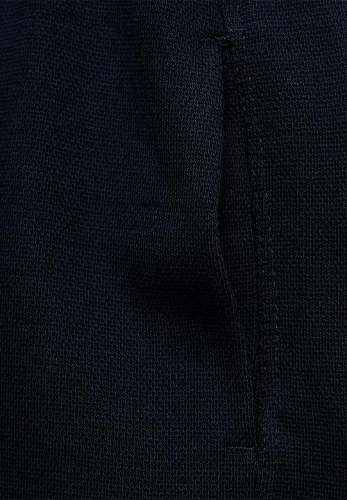 MANGO - Joggers pique - navy