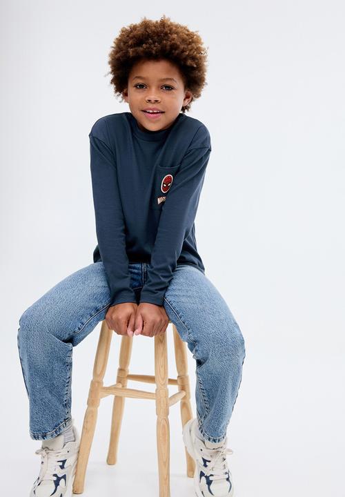 MANGO - T-shirt avespide - navy