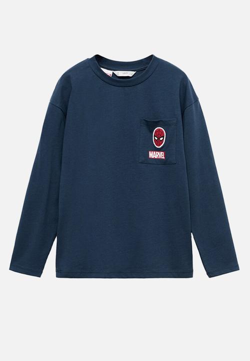MANGO - T-shirt avespide - navy