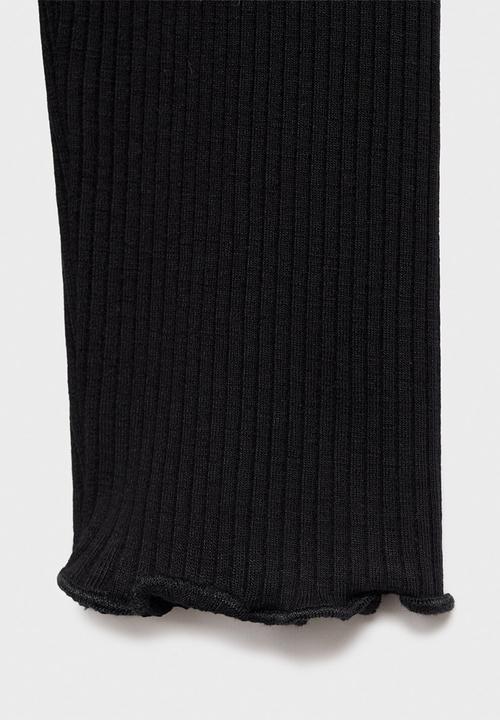 MANGO - T-Shirt TURBORIB - black
