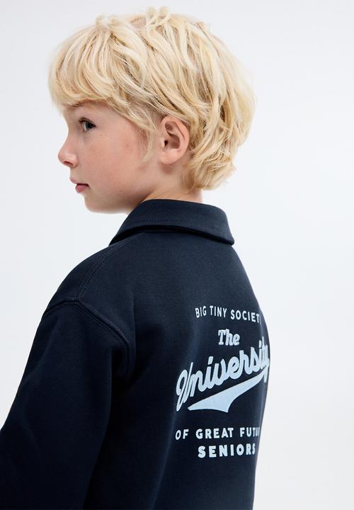 MANGO - Sweatshirt uni - navy