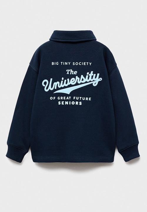 MANGO - Sweatshirt uni - navy