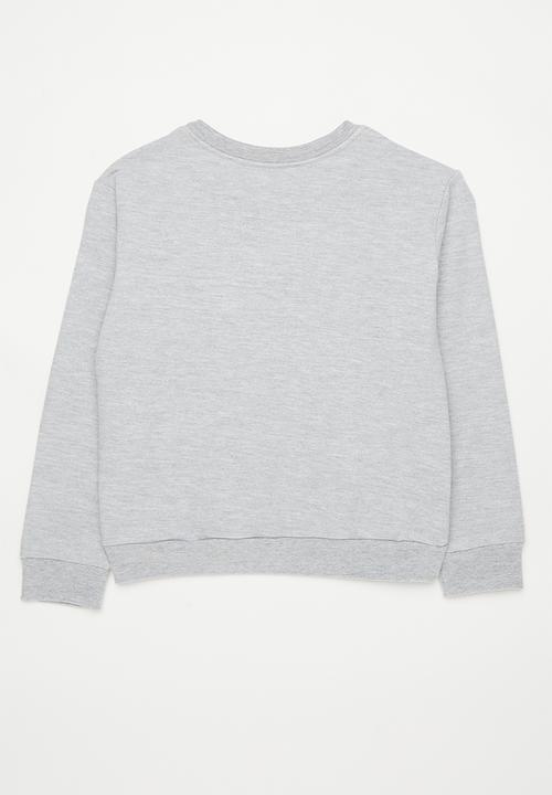 Pop Candy - 2 Pack plain sweatshirt - black/grey