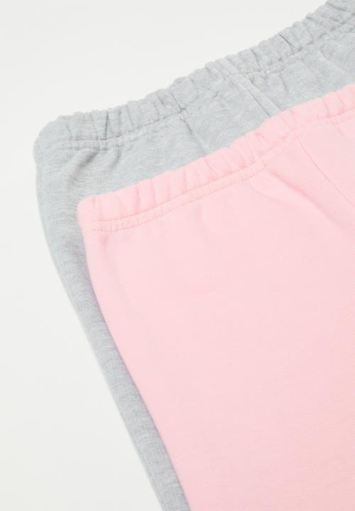 Pop Candy - 2 Pack joggers - pink/grey