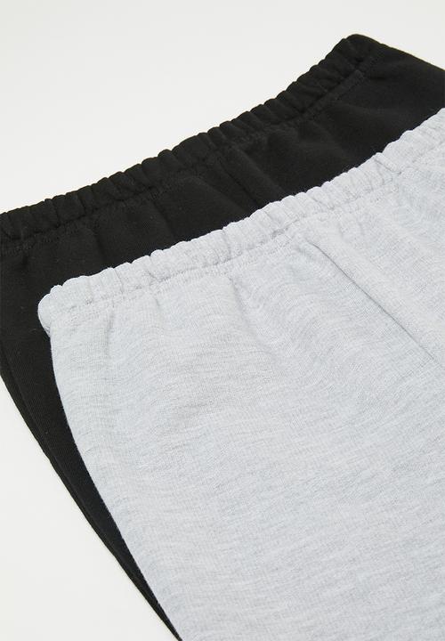 Pop Candy - 2 Pack joggers - black/grey