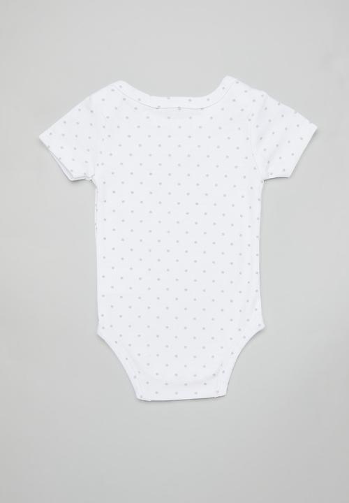 Pop Candy - Slogan and placement print bodysuit - white/cute as can be