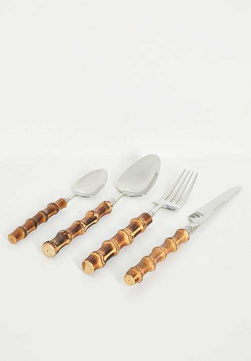 Nicolson Russell - Bamboo Cutlery 16 piece Cutlery Set