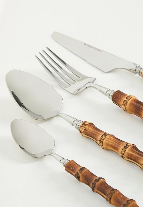 Nicolson Russell - Bamboo Cutlery 16 piece Cutlery Set