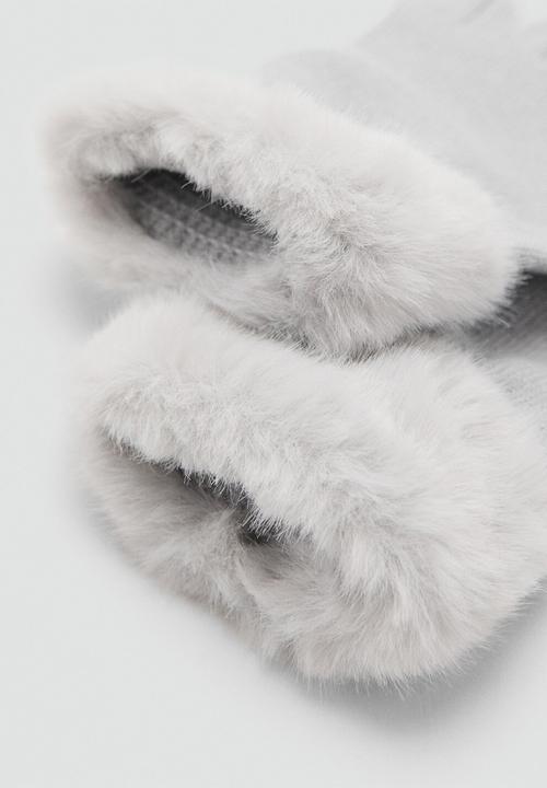 MANGO - Gloves CANELAG - Gray