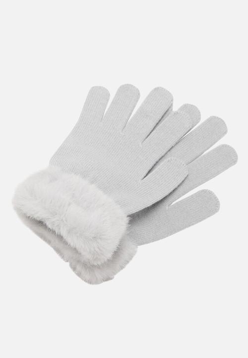 MANGO - Gloves CANELAG - Gray