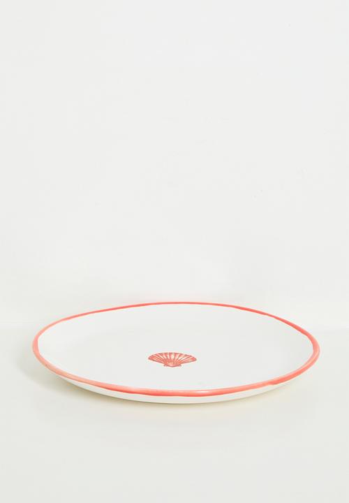 Urchin Art - Shell side plate - Coral