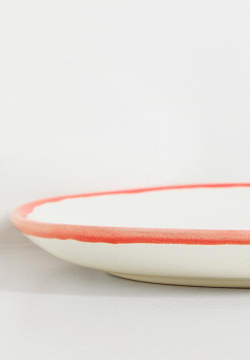 Urchin Art - Crab side plate - Coral